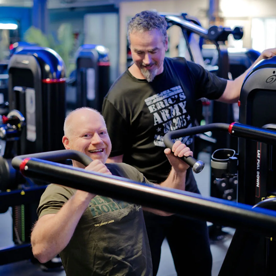Trainen in de zaal van UltraGym Hardenberg